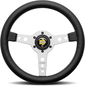 Amazon | MOMO(モモ) 【ステアリング 】プロトタイプ シルバースポーク