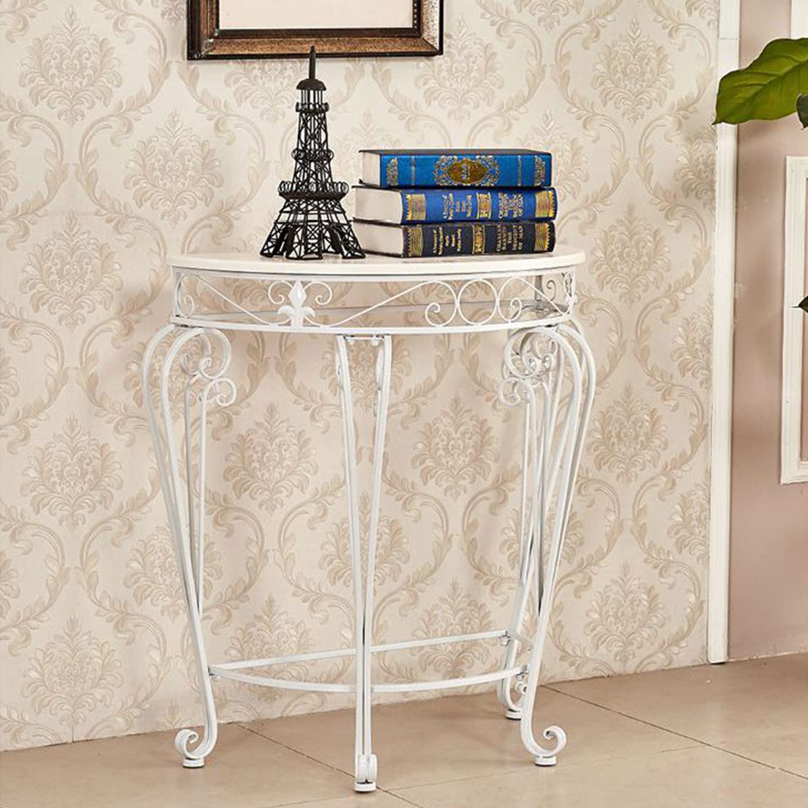 Amazon | アンティーク風 サイドテーブル、70/80/90cm 幅のコンソール