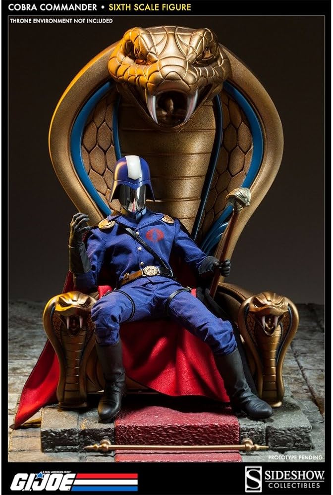 Amazon | G.I. Joe - Figurine 1/6 Cobra Commander The Dictator 30