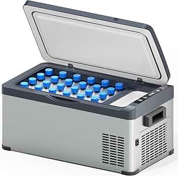 Amazon.co.jp: 車載冷蔵庫 ポータブル冷蔵庫 急速冷凍 20L -22℃～20