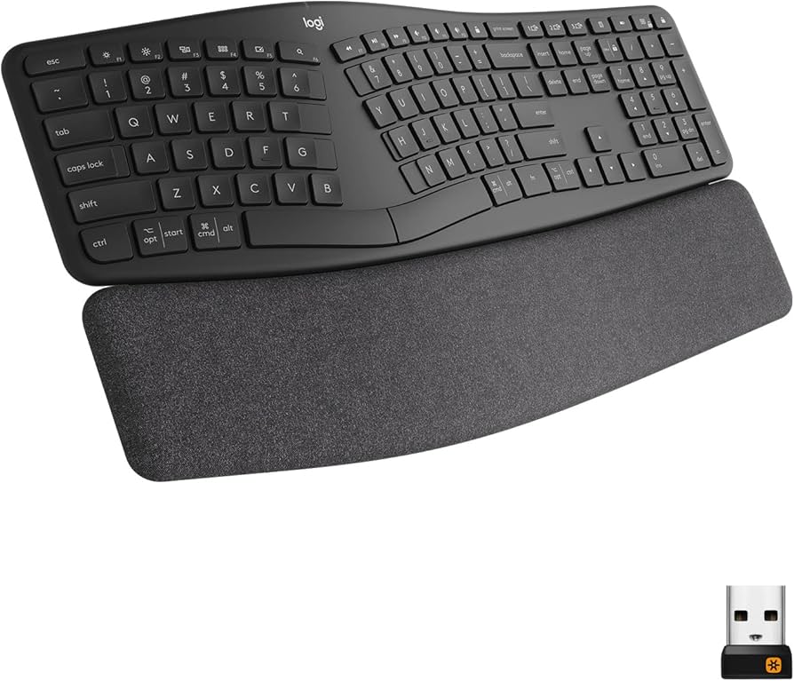 Amazon.com: Logitech Ergo K860 Wireless Ergonomic Keyboard & Lift