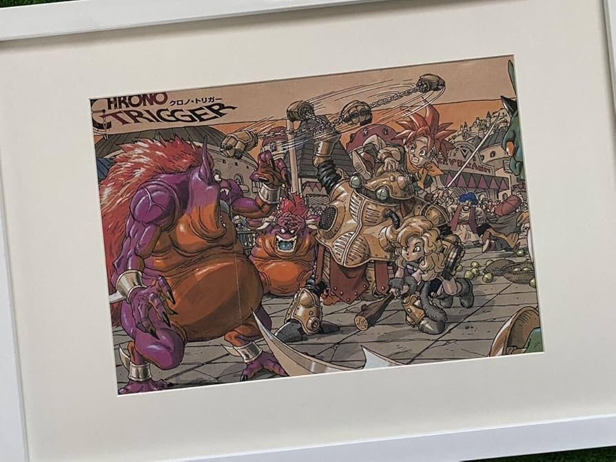 Amazon.co.jp: 額装品 クロノトリガーE Chrono Trigger 鳥山明 AKIRA