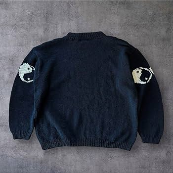 Amazon.co.jp: 24SS Macmahon knitting millsマクマホン 陰陽 ニット
