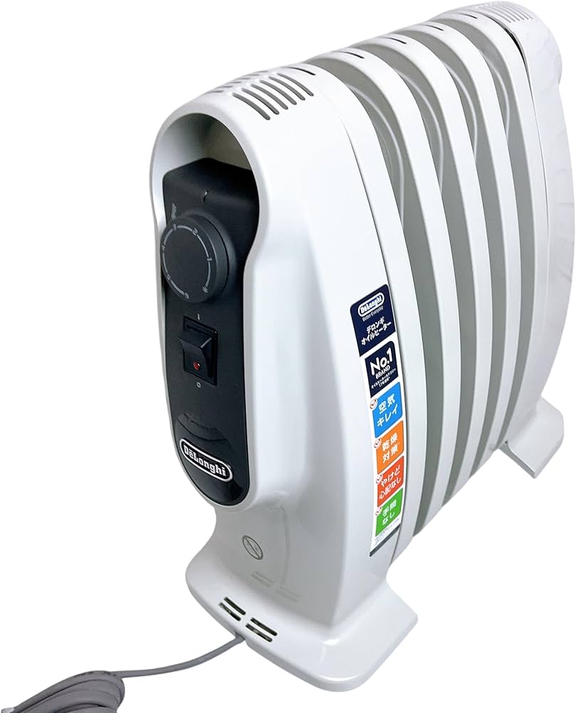Amazon | デロンギ(DeLonghi)ミニオイルヒーター [1~3畳用] ゼロ風暖房