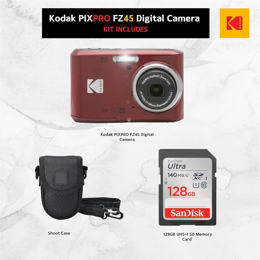 Amazon.com : Kodak PIXPRO FZ45 Digital Camera + Point & Shoot