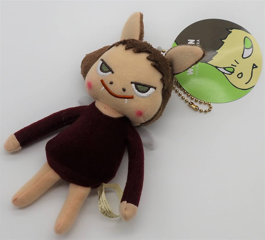 Amazon.co.jp: 奈良美智 ぬいぐるみ ブラックガードエンジェル