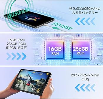 Amazon.co.jp: ALLDOCUBE iPlay60mini Pro 8.4インチタブレット 16GB+