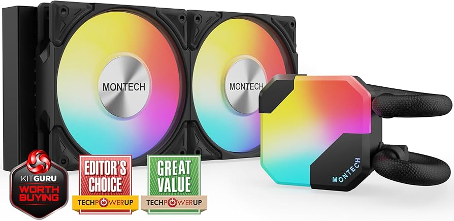Amazon.com: MONTECH HyperFlow ARGB 240 - AIO CPU Liquid Cooler