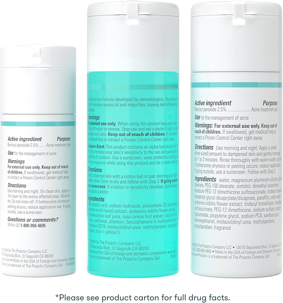 Amazon.com: Proactiv 3 Step Acne Treatment - Benzoyl Peroxide Face