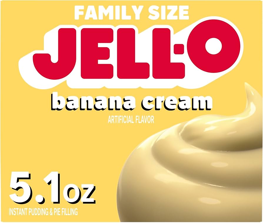 Amazon.com: Jell-O Banana Cream Artificially Flavored Instant