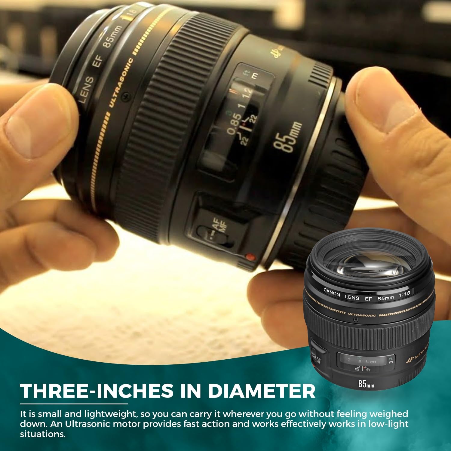 Amazon.co.jp: Canon EFレンズ EF85mm F1.8 USM 単焦点レンズ 中望遠