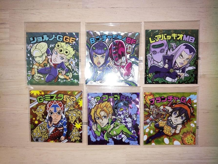 Amazon.co.jp: ジョジョの奇妙な冒険 シール 5部 ジョルノ