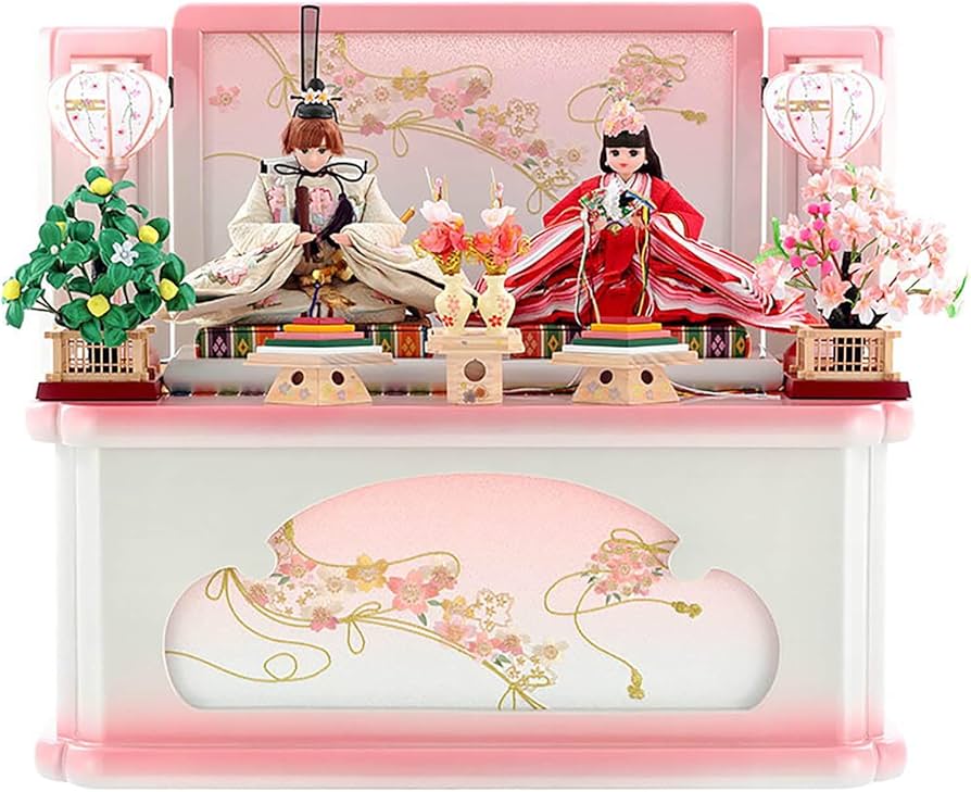 Amazon | 人形屋ホンポ 雛人形 リカちゃん 久月 ひな人形 収納飾り