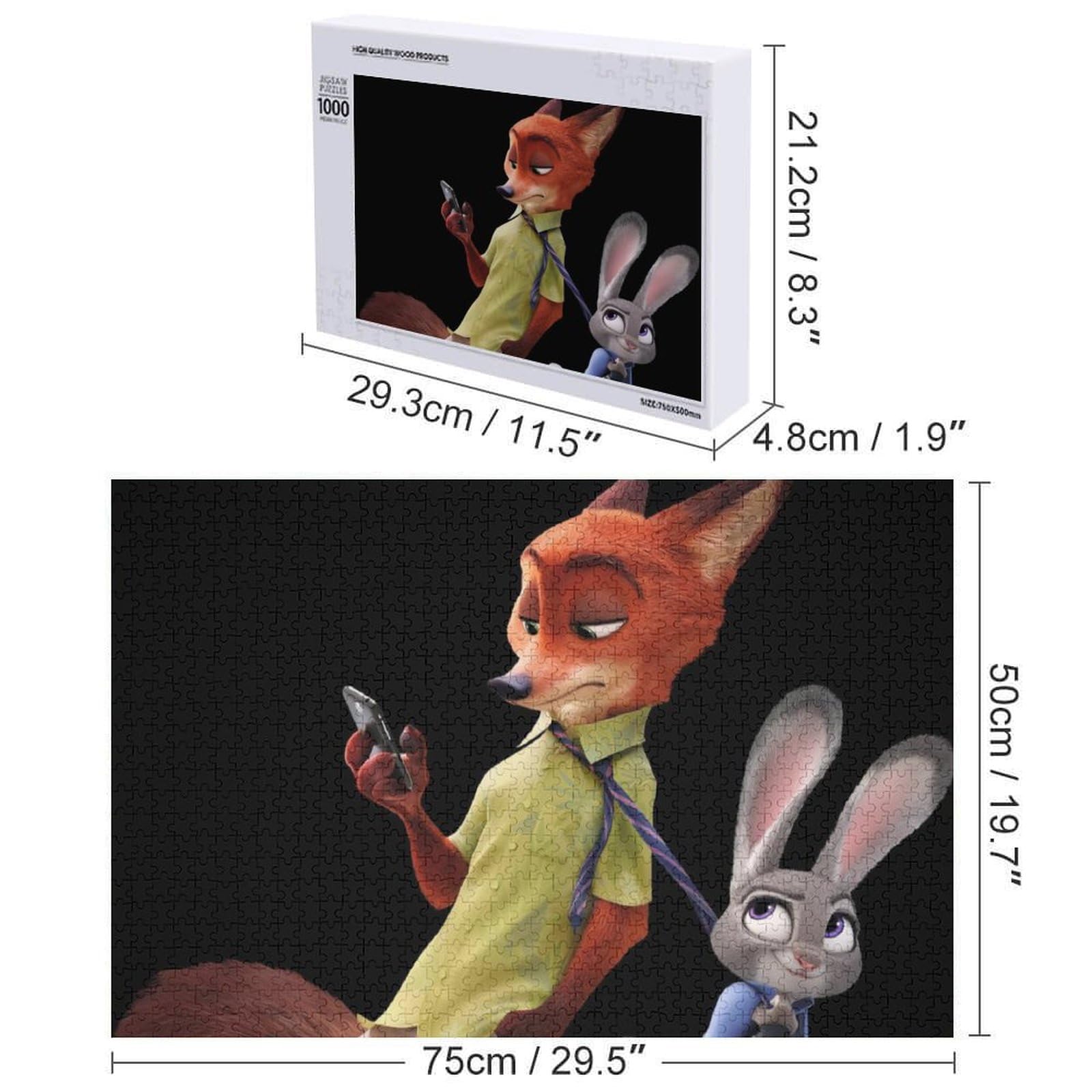 Amazon | ズートピア ニック・ワイルド ジグソーパズル 1000ピース