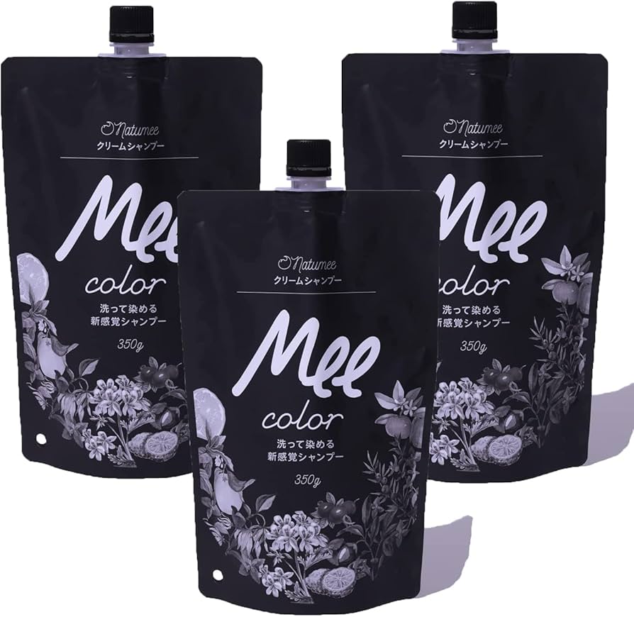 Amazon | [Mee Color] [ミーカラー] 【3個セット】クリームシャンプー