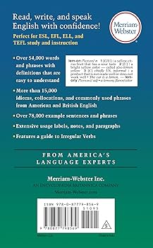 Merriam-Webster's Essential Learner's English Dictionary - For ESL