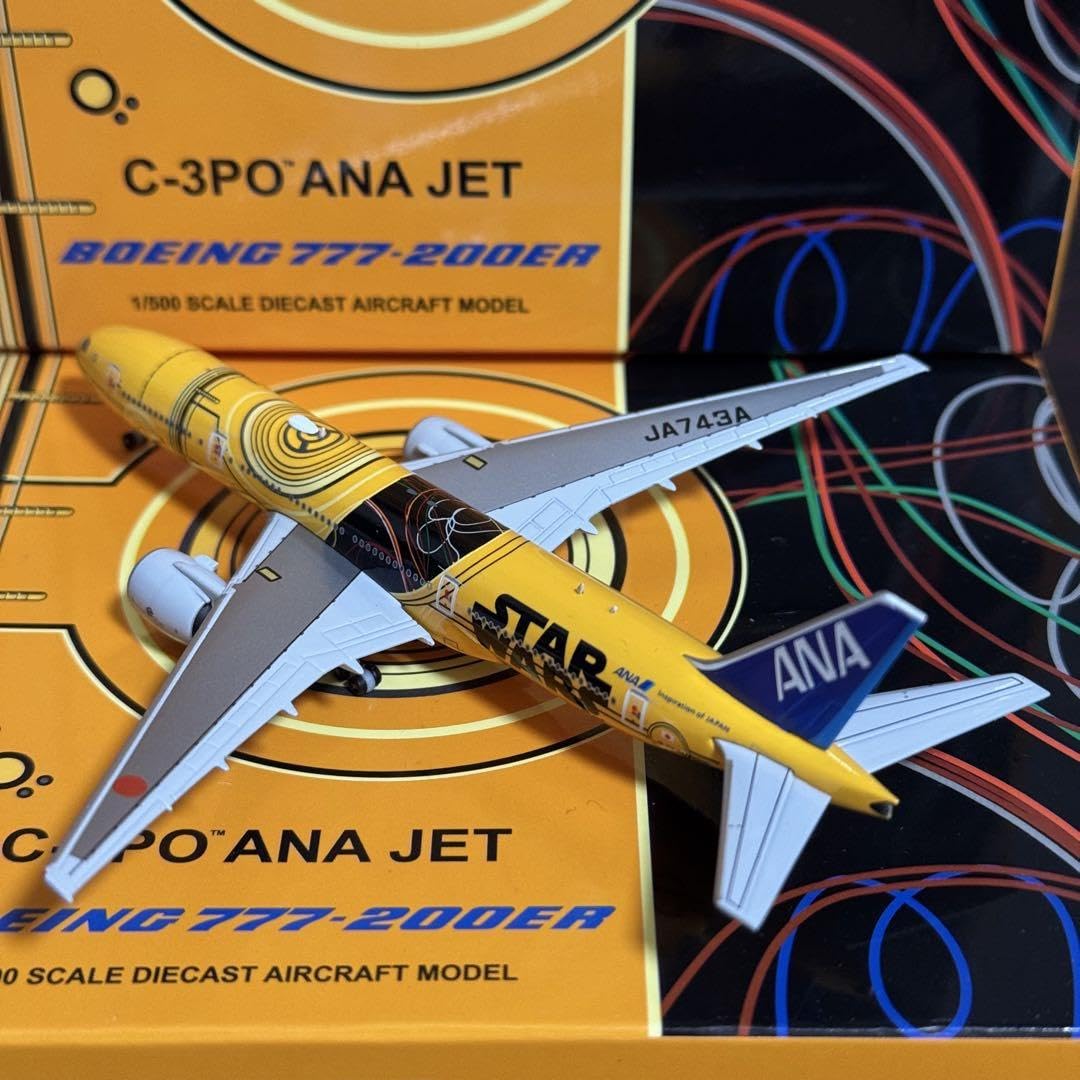 Amazon | ANA B777-200ER JA743A C-3PO 1/500 | プラモデル 通販