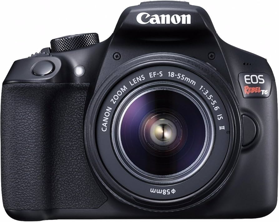 Amazon.com : Canon EOS Rebel T6 18MP DSLR 18-55mm, 75-300mm Lenses