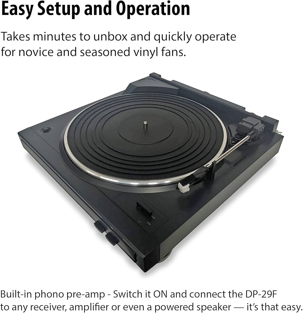 Amazon.com: Denon DP-29F Fully Automatic Record Player, Analog