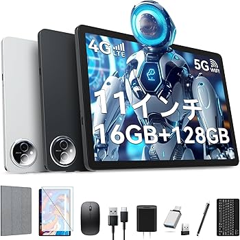 Amazon.co.jp: タブレット11インチ 2026高性能 Android タブレット16GB