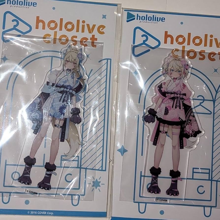 フワモコ ホロライブ 台湾限定 萌番 コラボカフェ アクリルスタンド