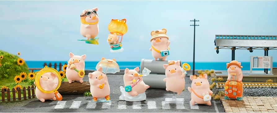 Amazon.co.jp: TOYZEROPLUS x CICI S STORY 子豚LULU 旅行シリーズ 8個