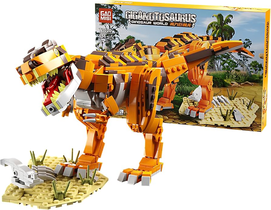 Amazon | ジュラシック恐竜ブロックおもちゃセット レゴ対応 656個