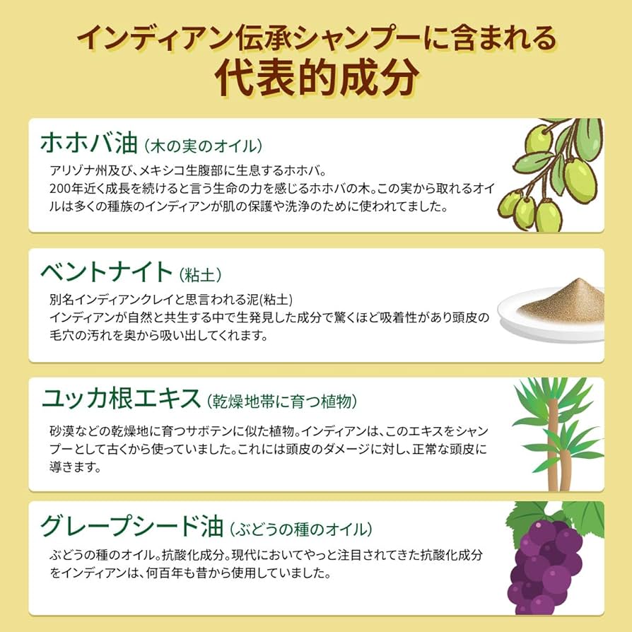 Amazon | インディアン伝承シャンプー ヘアケア シャンプー 頭皮