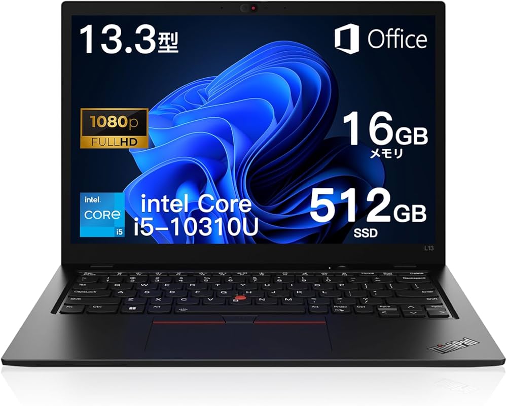 Amazon.co.jp: レノボノートパソコンThinkPad L13 office搭载