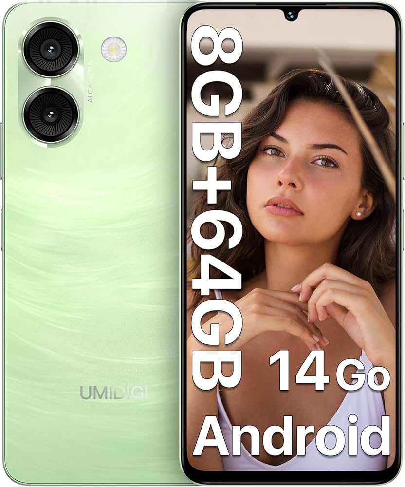 Amazon.com: UMIDIGI G9A Unlocked Phone, Android 14 Go Cell Phone