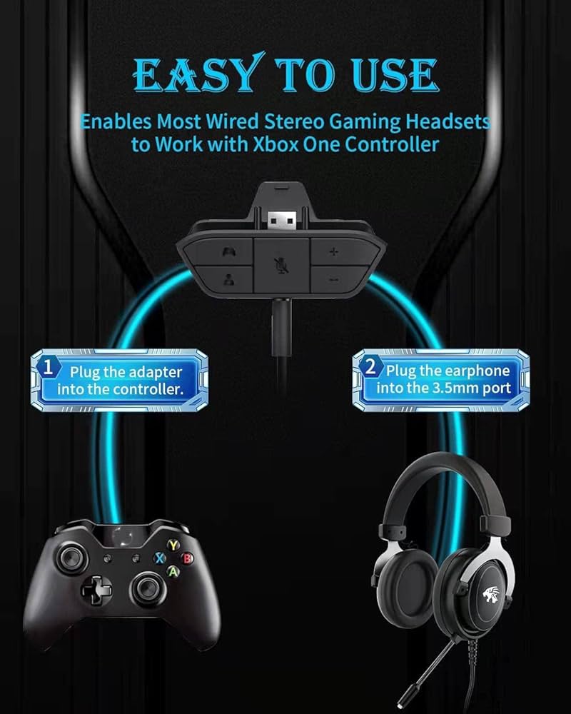 Amazon.co.jp: Xbox コントローラー用ヘッドセットアダプター