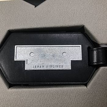 Amazon.co.jp: 純銀 JALグローバルクラブ 黒色 亀タグネームタグ 日本