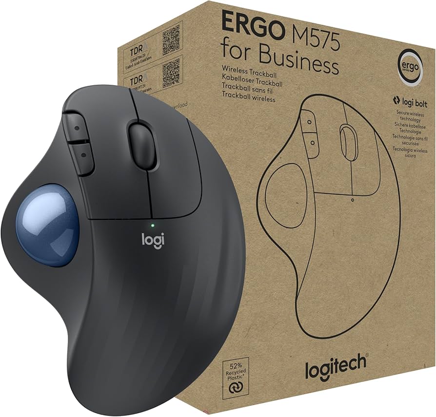 Amazon.com: Logitech Ergo M575 Wireless Trackball for Business