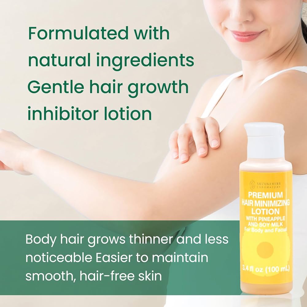 Amazon.com : SUZUKI HERB LABORATORY Premium Hair Minimizing Lotion