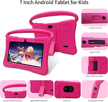 Amazon.co.jp: NEWISION 7インチ キッズ用タブレット ケース付 32GB