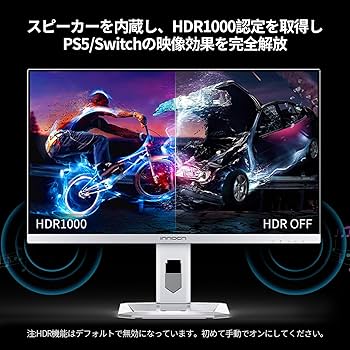 Amazon.co.jp: INNOCN 27M2V 27インチ ゲーミングモニター 4K ミニLED