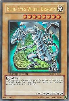 Amazon.co.jp: 遊戯王 英語版 Blue-Eyes White Dragon (LC01-EN004
