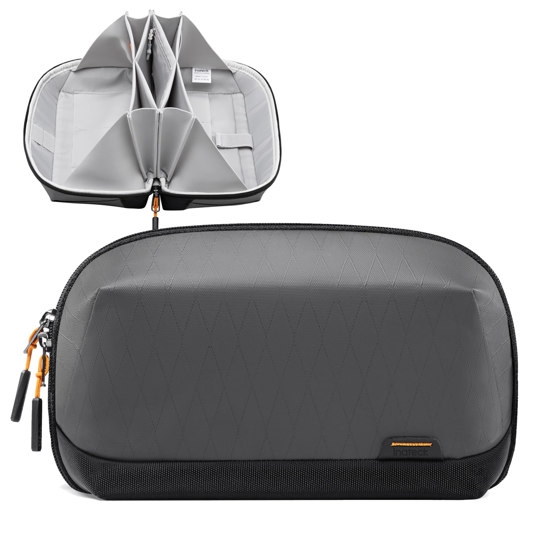 Amazon.co.jp: Inateck ガジェットポーチ 超強収納力 180°開口デザイン