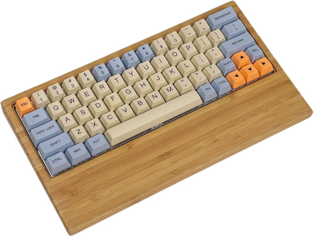 Amazon | GH60 竹製ケース リストレスト 2イン1 60%ミニメカニカル