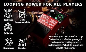 Amazon.com: Boss RC-1 Loop Station Bundle with Gearlux Power