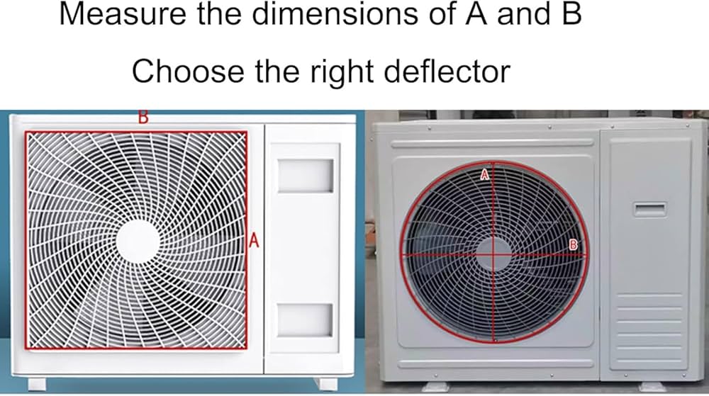Amazon.co.jp: エアコン室外機カバー、エアコンディフレクター吹出口