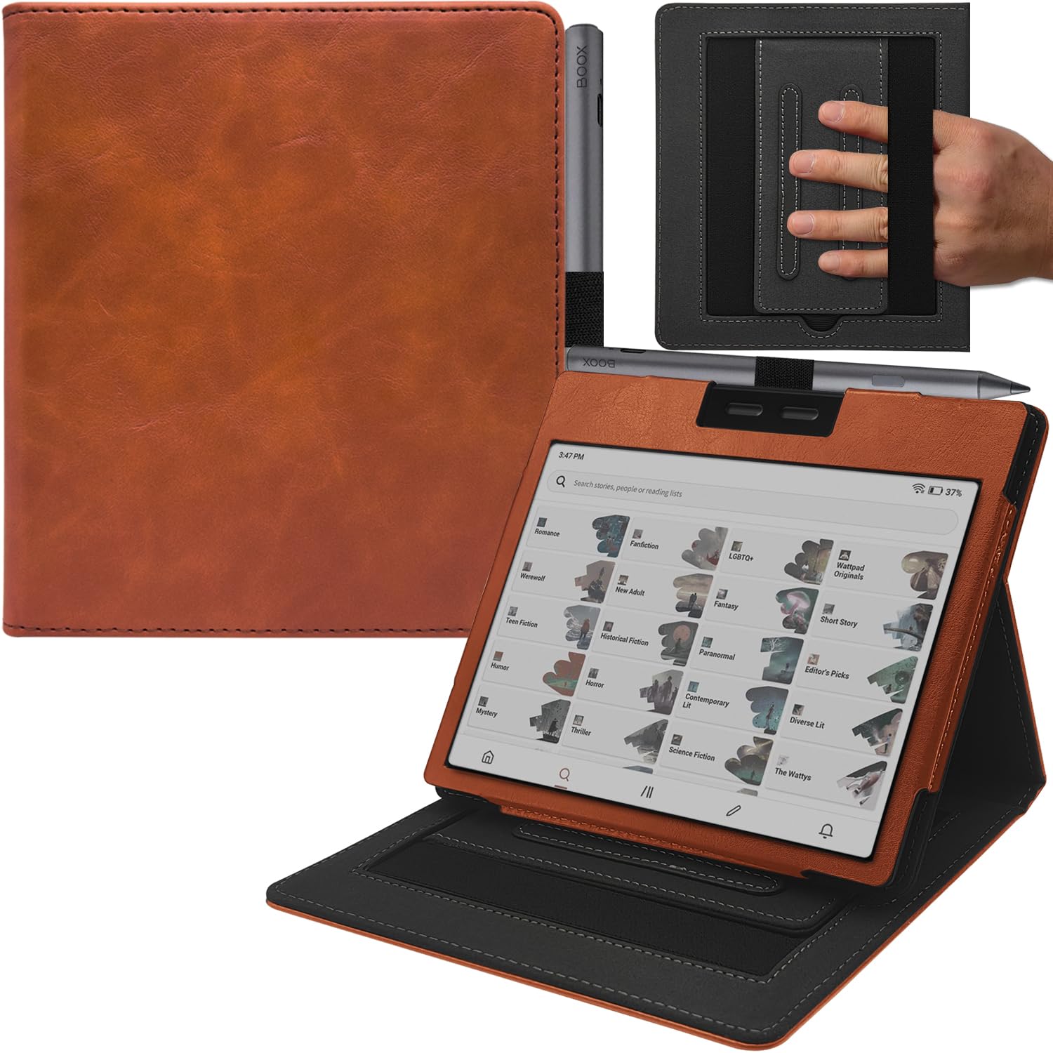 Amazon.com: GOVTVA Double Stand Case for 7'' Onyx Boox Go 7 / Boox