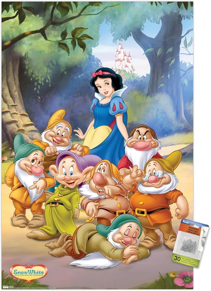 Amazon.com: Trends International Disney Snow White and the Seven