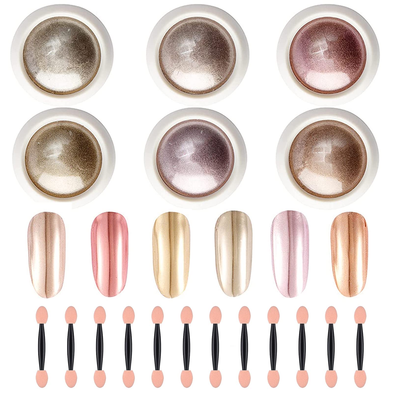 Amazon | ネイルパーツ ホログラム 6色セット ネイルアート グリッター