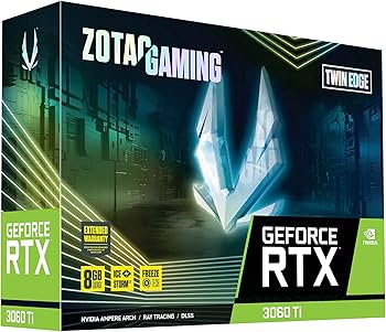 ZOTAC Gaming GeForce RTX™ 3060 Ti GDDR6X Twin Edge 8GB GDDR6X 256
