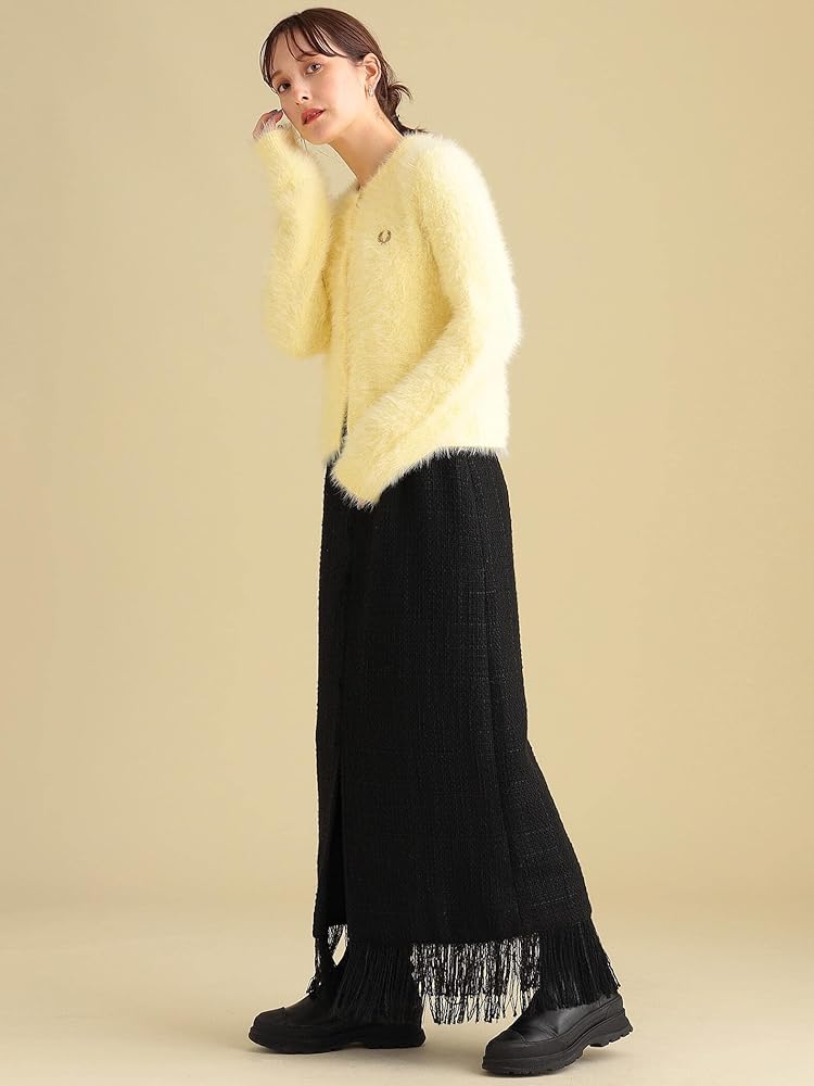 Amazon | [レイビームス] ニット セーター FRED PERRY 別注 シャギー