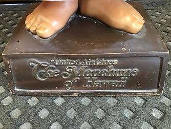 1970's ユナイテッド航空 メネフネ ビンテージ 貯金箱 ハワイ 所