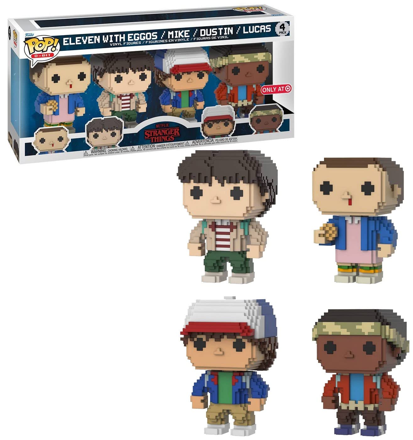 Amazon.com: Funko Pop 4Pack Eleven/Mike/Dustin/Lucas Stranger