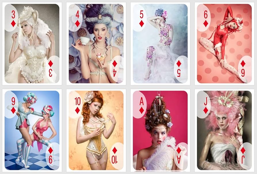Amazon.com: Fashion Pin Up Girls Playing Cards. Standard Playing
