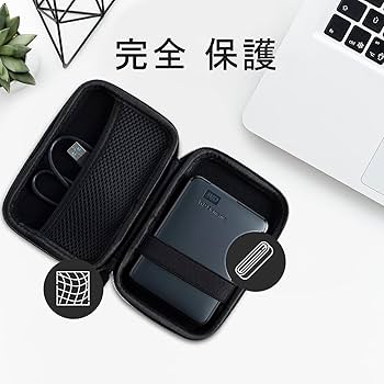 Amazon.co.jp: 2.5インチHDD収納バッグ 外付けハードディスクケース